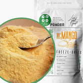Pudră de mango liofilizată | Pudră de fructe fără zahăr adăugat liofilizată | Pudră de fructe de mango liofilizată Mango liofilizat | Mango liofilizat Polvere fără aditivi | ZingyZoo (100g) Produse deshidratate Naty Shop 100G