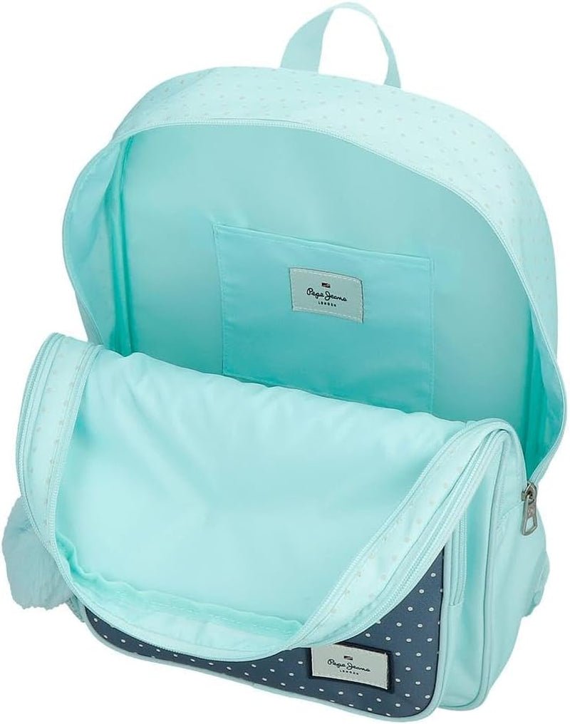 Rucsac școlar Pepe Jeans Dalma Rucsac pentru copii confecționat din poliester, curele late și reglabile care se ajustează, buzunar frontal. De la Joumma Bags Rucsacuri si ghiozdane premium Naty Shop