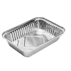 Set de 10 cazuelas de aluminio de 750 ml con tapa incluida Catering Nati Shop