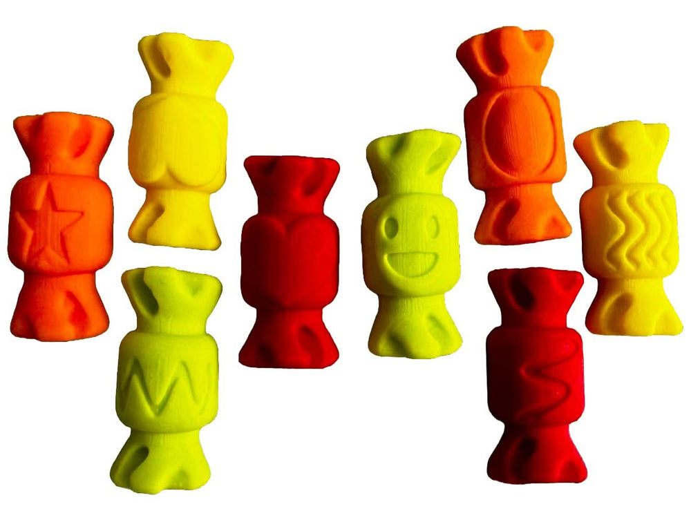 Juego de 8 decoraciones de azúcar comestible, Decoraciones de dulces de Sugar Paste Nati Shop