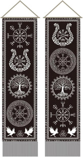 Tapiserie ahandmaker simbol viking copacul vietii rune Casa - Accesorii si Decoratiuni Naty Shop Default Title