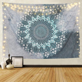 Tapiserie alishomtll mandala indian yoga hippie carpa Casa - Accesorii si Decoratiuni Naty Shop 1 mandala (gri+albastru) 235L X 235B Cm