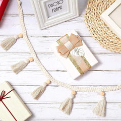 Tapiserie bucati franjuri ghirlanda banner bumbac tesute Casa - Accesorii si Decoratiuni Naty Shop