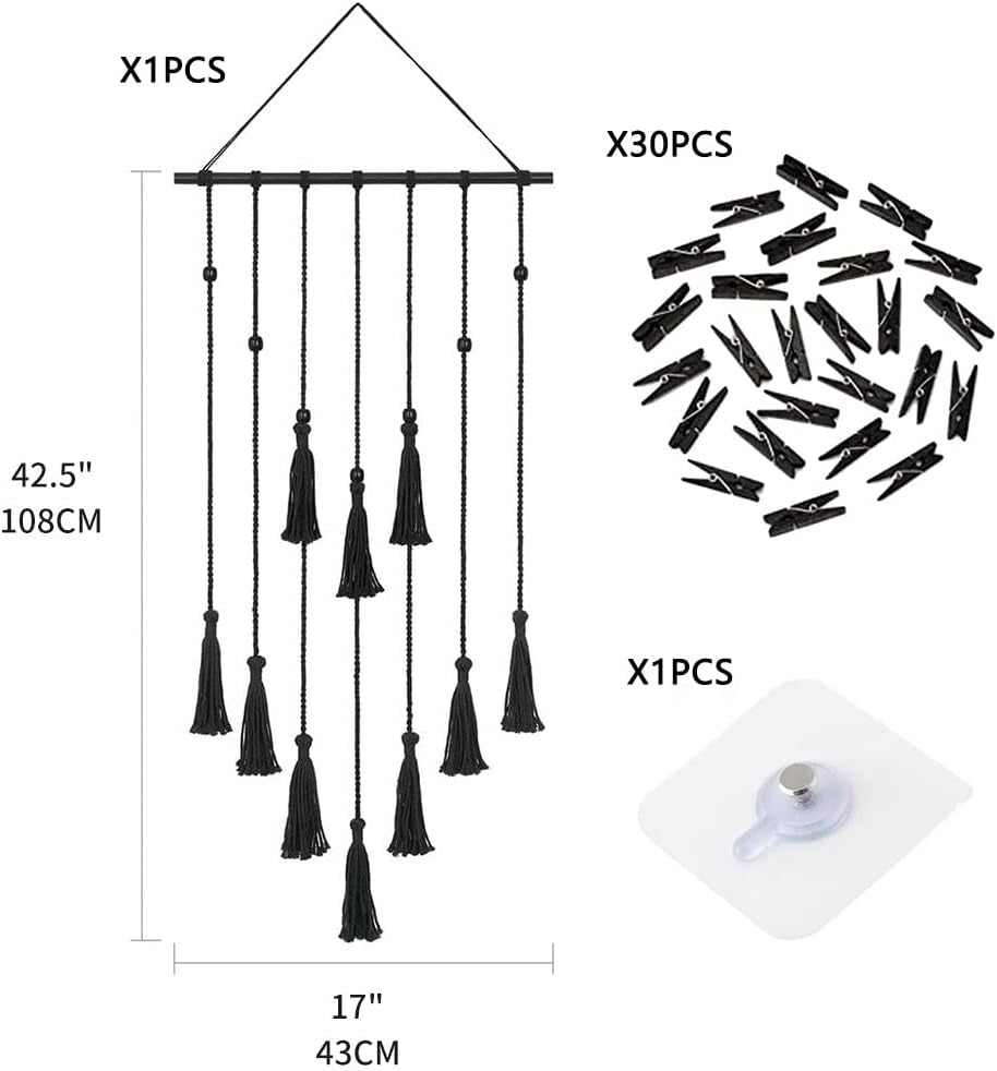 Tapiserie fotografie franghie foto cleme din lemn carlige Casa - Accesorii si Decoratiuni Naty Shop