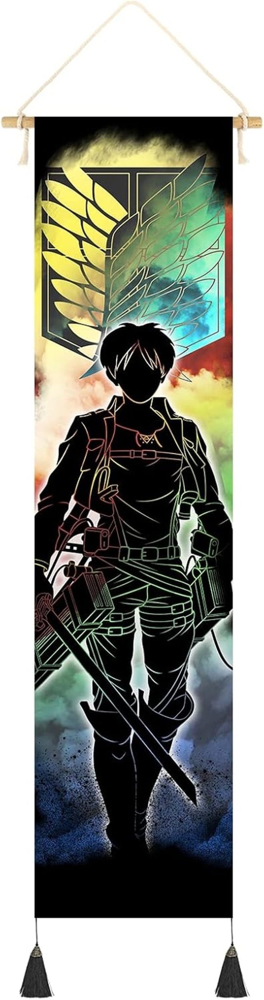 Tapiserie hanging canvas wall art pictura caractere japoneze Casa - Accesorii si Decoratiuni Naty Shop Stil-B