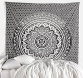 Tapiserie tapiterie mandala grey black wall cloth Casa - Accesorii si Decoratiuni Naty Shop Default Title