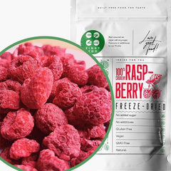 Zmeură liofilizată | fructe liofilizate | fructe liofilizate | fructe liofilizate | zmeură liofilizată | zmeură liofilizată | ZingyZoo (90g) Produse deshidratate Naty Shop 90G