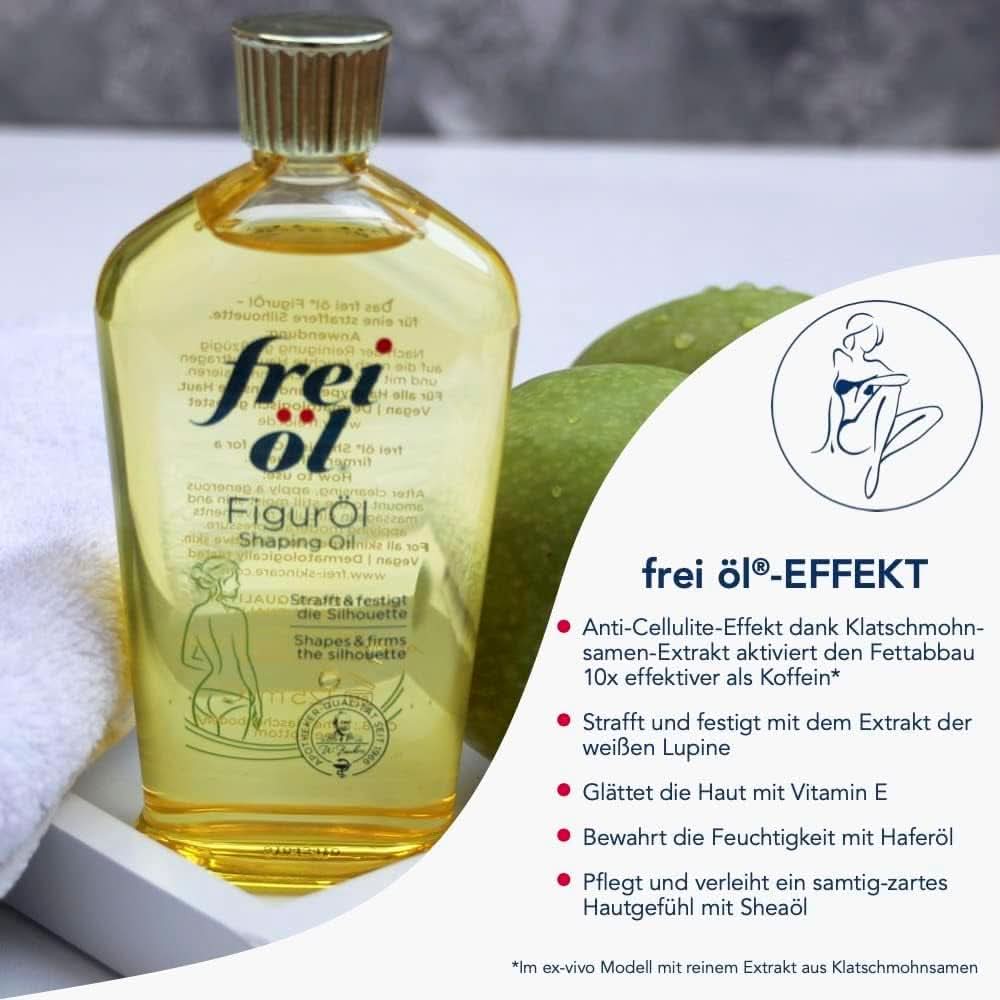 Frei Öl Aceite corporal con efecto anticelulítico, 125 ml Ducha y baño Naty Shop