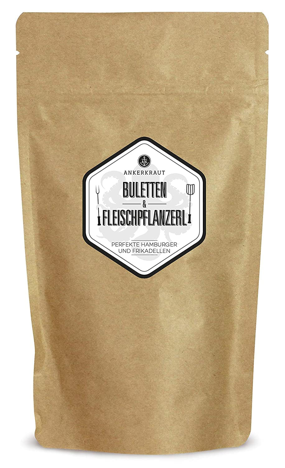 Ankerkraut Bulettes & Fleischpflanzerl, Gewürzmischung für Buletten und Frikadellen, 250 g en bolsa aromatizada