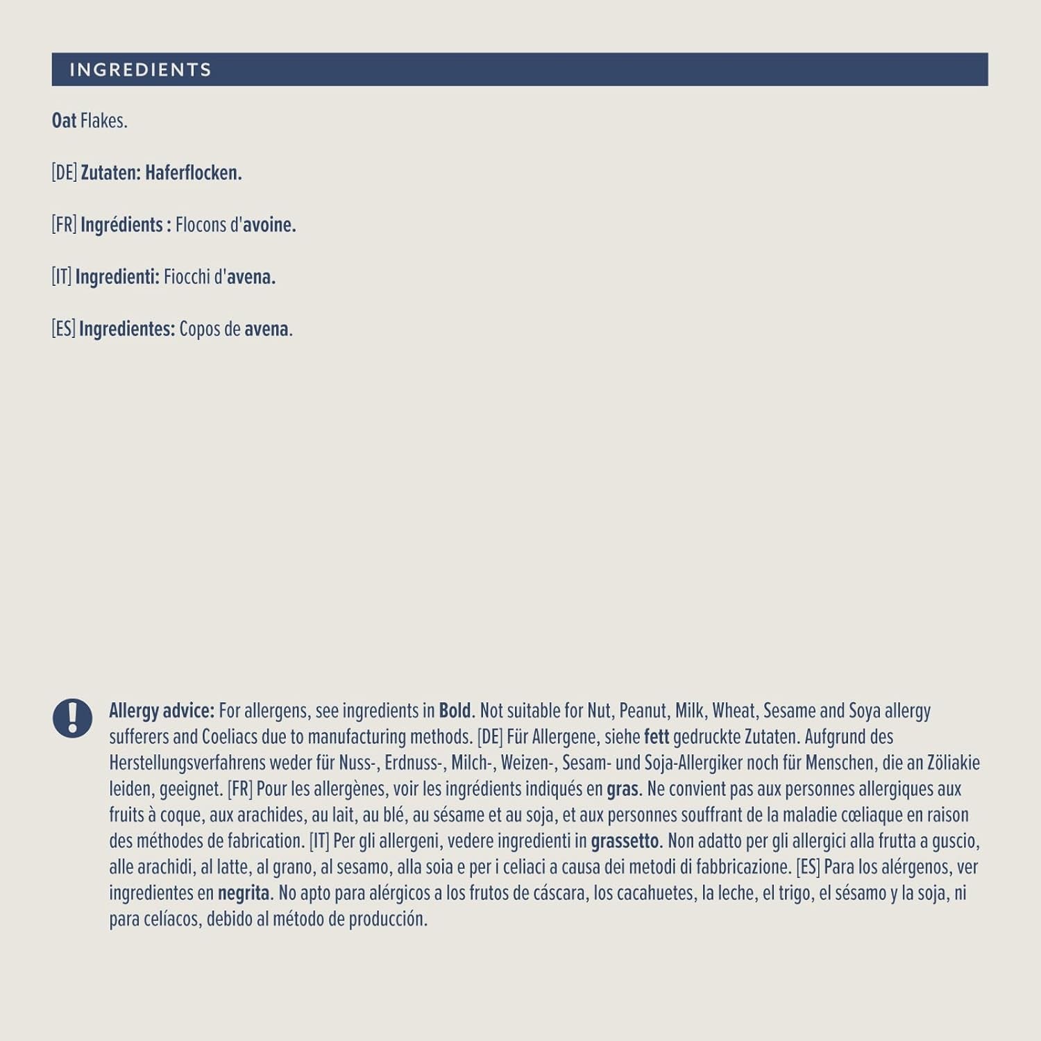 Avena Delicada de Amazon, 500 g