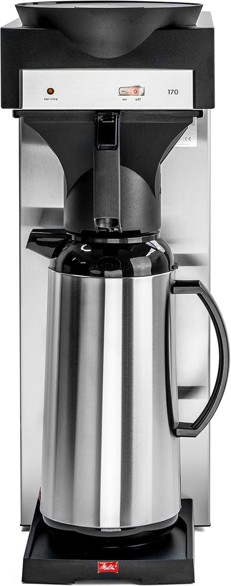 Espressor profesional cu filtru 170 MT, carafă izolată pentru depozitare