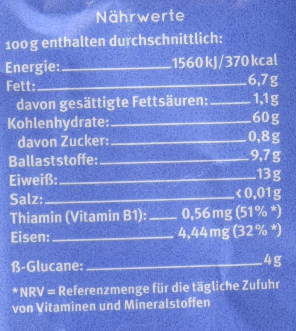 Copos de avena orgánicos hof, 475 g