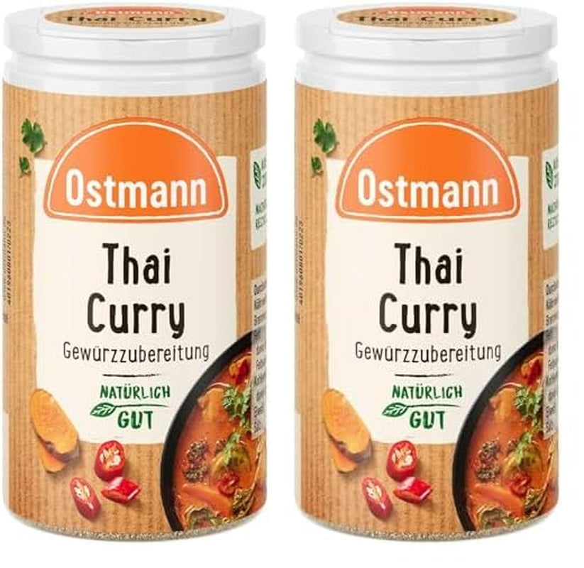 Ostmann Gewürze - Gewürzzubereitung de curry tailandés | Embalaje completo y reciclable | 40 g en Der Streudose