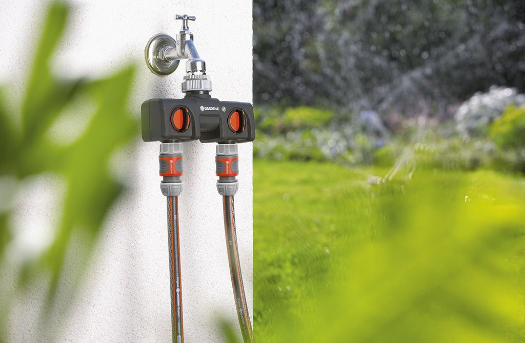 Gardena 38193 Valvă dublă pentru furtun de grădină