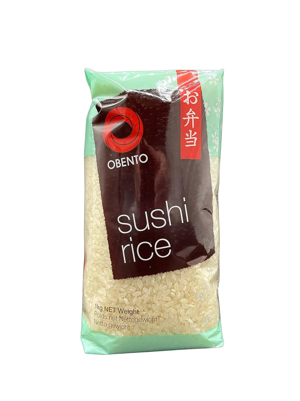 Arroz para sushi, arroz pegajoso para rollitos de nori y otras especialidades de sushi japonés, 1 kg (1 paquete)