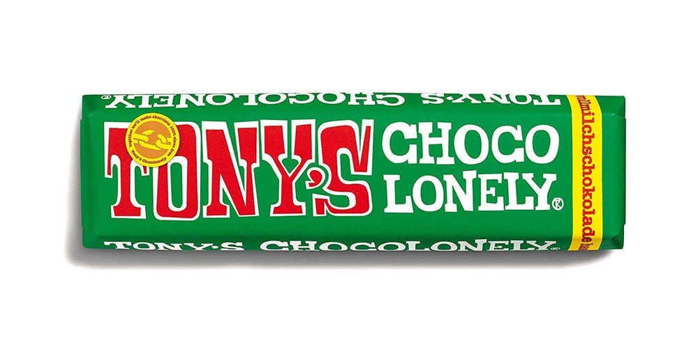 Tony's Chocolonely, chocolate con leche con caramelo y sal marina 47g