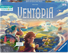 Ravensburger 24582 Ventopia - Juego de mesa electrónico The Flying Island para niños a partir de 7 años para 1 a 4 jugadores