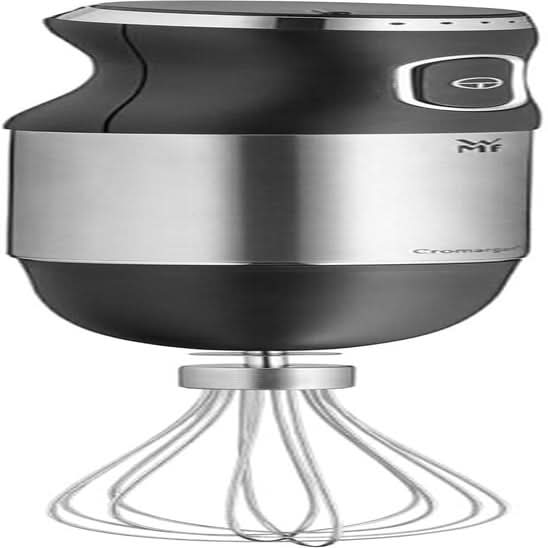 WMF Kult X Stabmixer Set 5-Teilig, Pürierstab, Schneebesen, Stampfer, Zerkleinerer, 600 Watt, Zauberstab Inkl. 700Ml Mixbehälter, Edelstahl Matt Madre e Hijo Naty Shop