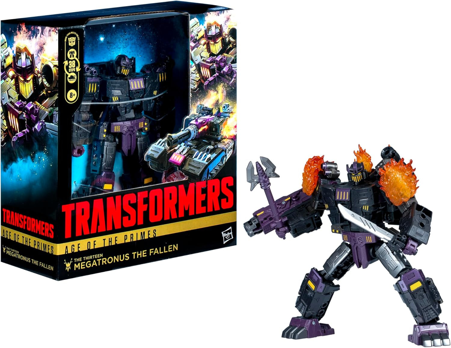 Transformers Age of the Primes Leader-Class los Trece Megatronus the Fallen Figuras de acción Naty Shop