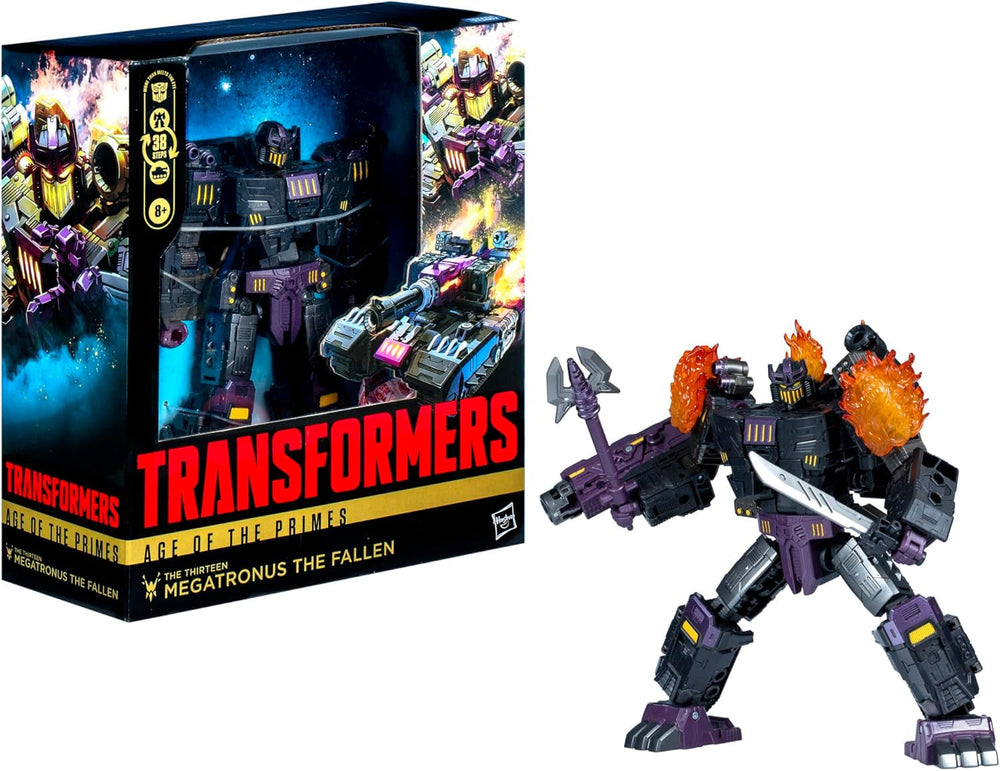 Transformers Age of the Primes Leader-Class los Trece Megatronus the Fallen Figuras de acción Naty Shop