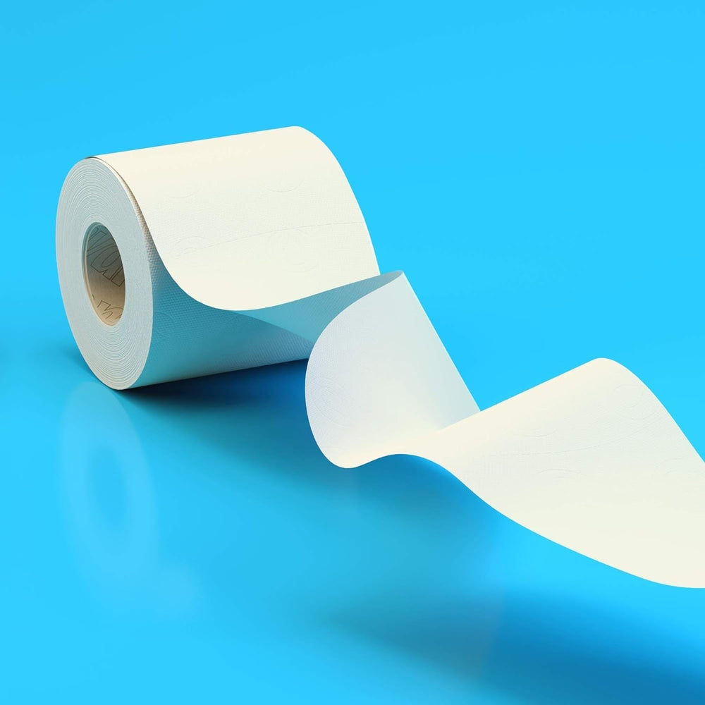 Hârtie igienică Renova 100% RECICLATĂ 9 role, albă, normală