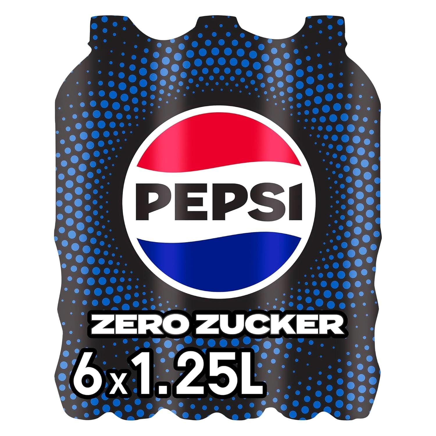 Pepsi Zero Sugar, Refresco sin azúcar cola con cafeína, set 6 x 1,25 litros Bebidas sin alcohol Naty Shop