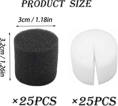 50 esponjas hidropónicas de 32 x 30 mm, sistema hidropónico de propagación de lana de roca, bloque de esponjas de propagación, esponjas para plántulas, sistema hidropónico de invernadero para cultivar vegetales y flores