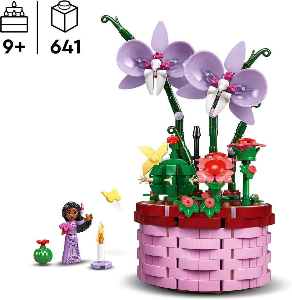 LEGO Ç€ Maceta de Isabella Encanto de Disney, juego de orquídeas de juguete de construcción para niños, juego de construcción decorativo con minimuñeca del personaje de la película, idea de regalo para niñas y niños a partir de 9 años 43237 Juegos de construcción Beuche den LEGO-Store