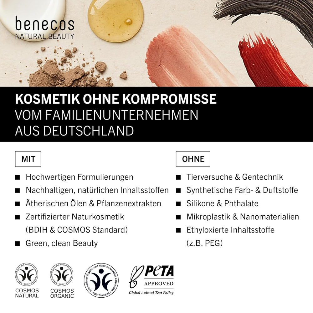 Benecos 20-Free esmalte de uñas vegano, rojo vintage - esmalte de uñas a base de hierbas - de secado rápido y de larga duración - permeable al agua - enriquecido con biotina - 5ml