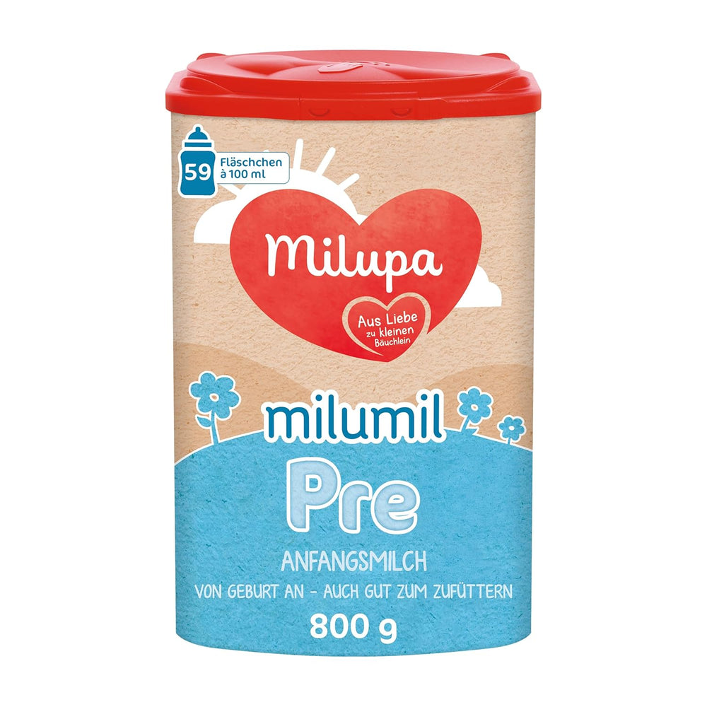 Milumil Milupa Leche en polvo para bebés, la primera leche desde el nacimiento, 800 g