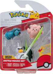 Pokémon PKW3057 Set de figuri de luptă-Piepi, Tanhel, Lauchzelot Action figures Naty Shop Piepi, Tanhel, Lauchzelot