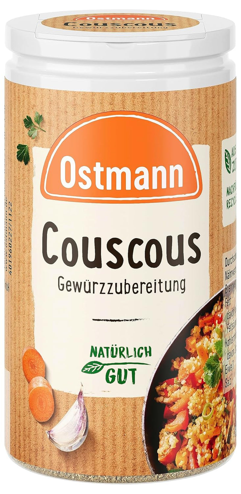 Ostmann Gewürze Cuscús Gewürzzubereitung, 50 g (Verpackungsdesign kann deweichen)