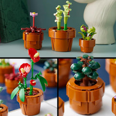 LEGO Icons Miniplantas, 9 flores artificiales para construir, colección botánica para adultos con maceta de terracota para construir, decoración del hogar, regalo para mujeres y hombres 10329 Juegos de construcción Besuche den LEGO-Store
