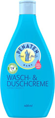 PENATEN Wash & Shower Cream (400 Ml), gel de ducha y champú para bebés, formulado sin parabenos ni colorantes Madre e Hijo Naty Shop Crema de baño y ducha