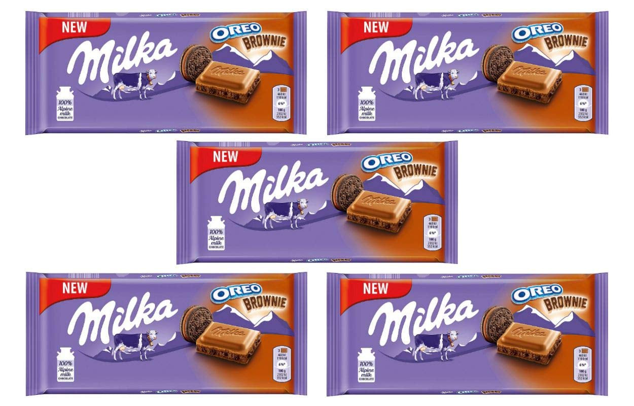 Milka Cow Spots – Chocolate con leche alpino con chocolate blanco con diseño de manchas de vaca – 24 x 90 g