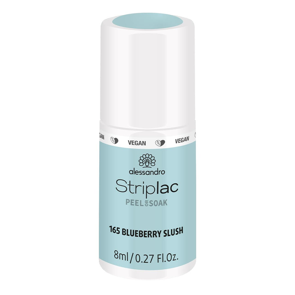 Esmalte de uñas UV alessandro Striplac Lavender Lemonade – Delicado y duradero – Fácil eliminación gracias a la tecnología de eliminación – Vegano y libre de crueldad animal – 8 ml