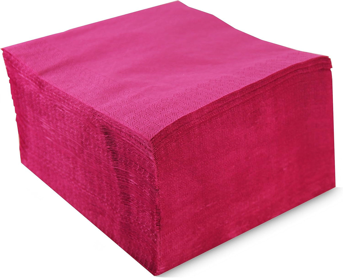 Lampă suspendată Ser42307107 Collection, șervețel 40 X 40, 2 straturi, 1/4 fold, 100 șervețele, 2 straturi uni cu margine, fucsia