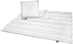 Juego de cama básico Traumnacht Green compuesto por edredón para todo el año de 135 X 200 cm + almohada de 80 X 80 cm, certificado Oeko-Tex, fabricado según el estándar de calidad alemán Edredones y edredones Naty Shop