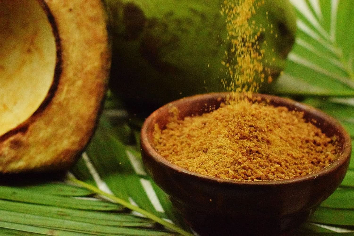 SVATV Azúcar moreno de palma en polvo, 227 gramos Edulcorantes Naty Shop