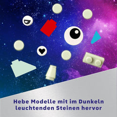 LEGO Classic Creative Space Planets Modelo de construcción del sistema solar para niños Juguete espacial con cohete Nave espacial Planetas y extraterrestres Regalo para niños de 5 años Niños y niñas 11037 Juegos de construcción Beuche den LEGO-Store