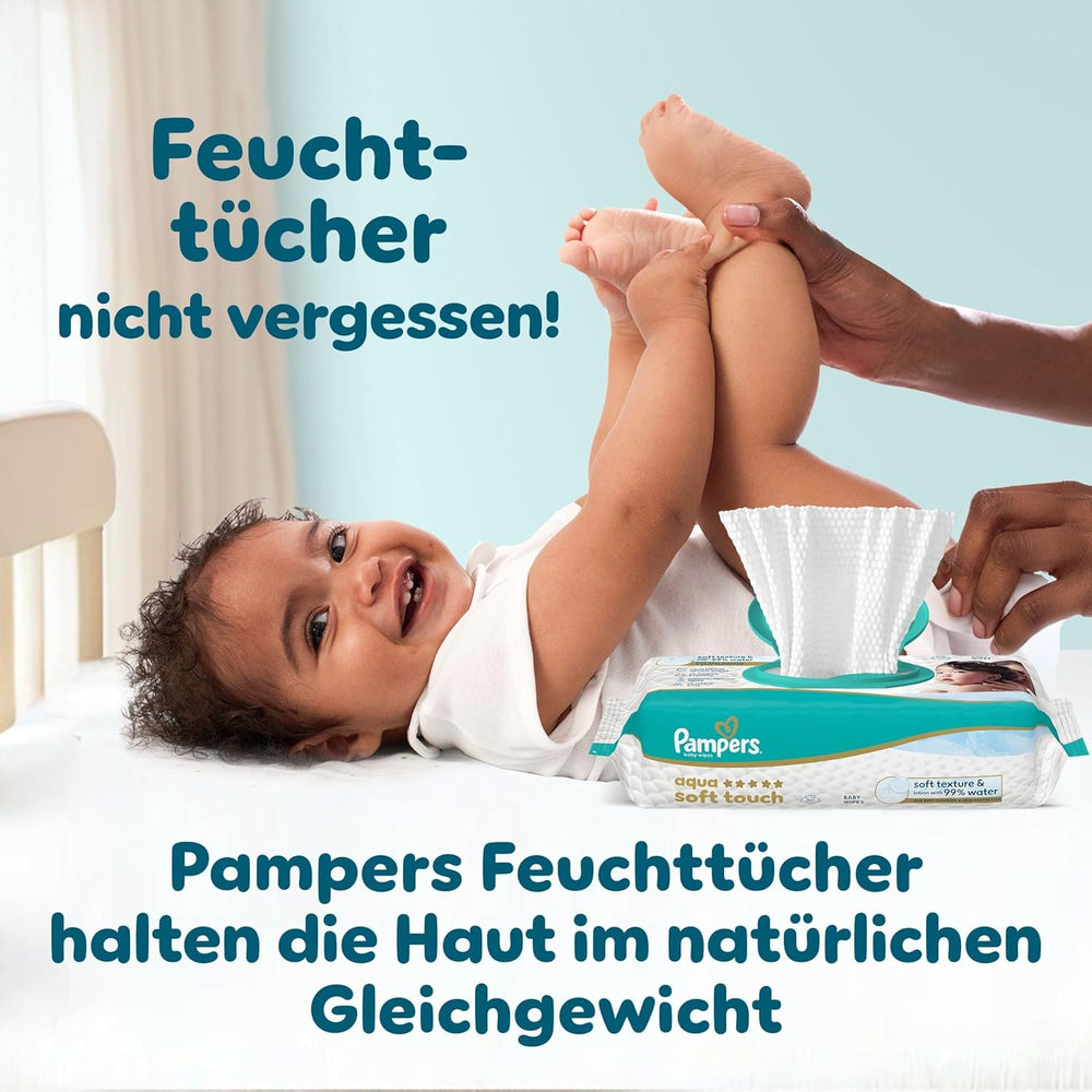Pampers Premium Protection Pants Talla 7, 123 pañales, 15 kg+, con ajuste de 360° y puños suaves antifugas para una comodidad y protección óptimas