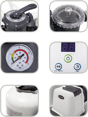 Depuradora de arena Intex Krystal Clear 7,9 m³ para piscinas de hasta 36.000 l 26646