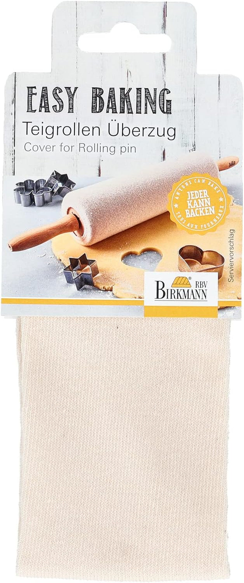 Birkmann, Teigrollenbezug, Easy Baking, Baumwolle, lavable a 30°C