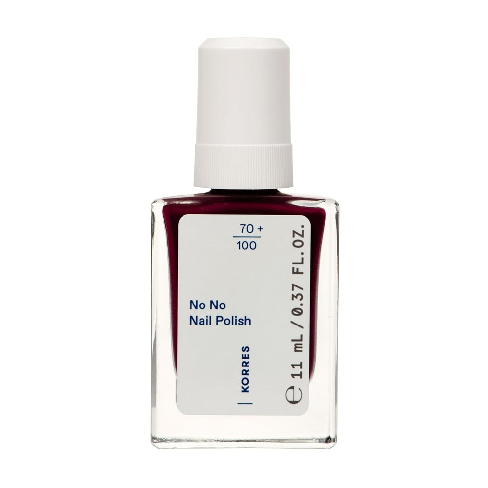 KORRES No No base de esmalte de uñas - base 10% vegana sin liberación, para un color duradero y resistente a las astillas, 11 ml - uñas cuidadas de forma natural, sin sustancias nocivas