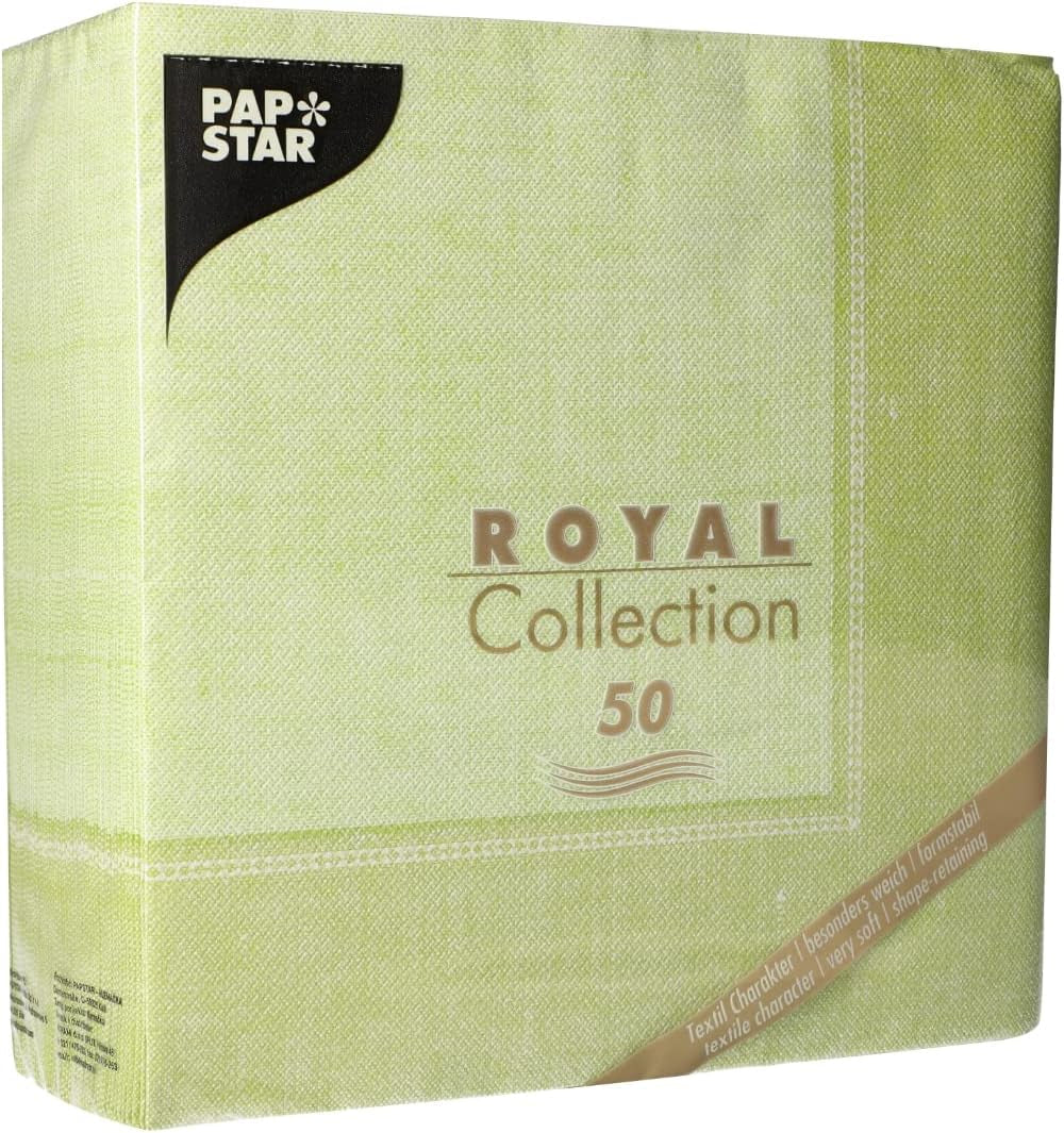 PAPSTAR 50 șervețele ROYAL Collection 1/4-fold 40 Cm X 40 Cm Pink Linum