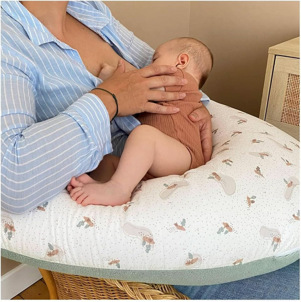 Pernă de sarcină - Pernă de alăptare - Pernă multifuncțională 2 în 1 - Husă detașabilă 78 X 44 cm Accesorii Hrana si Alaptare Bebe Naty Shop