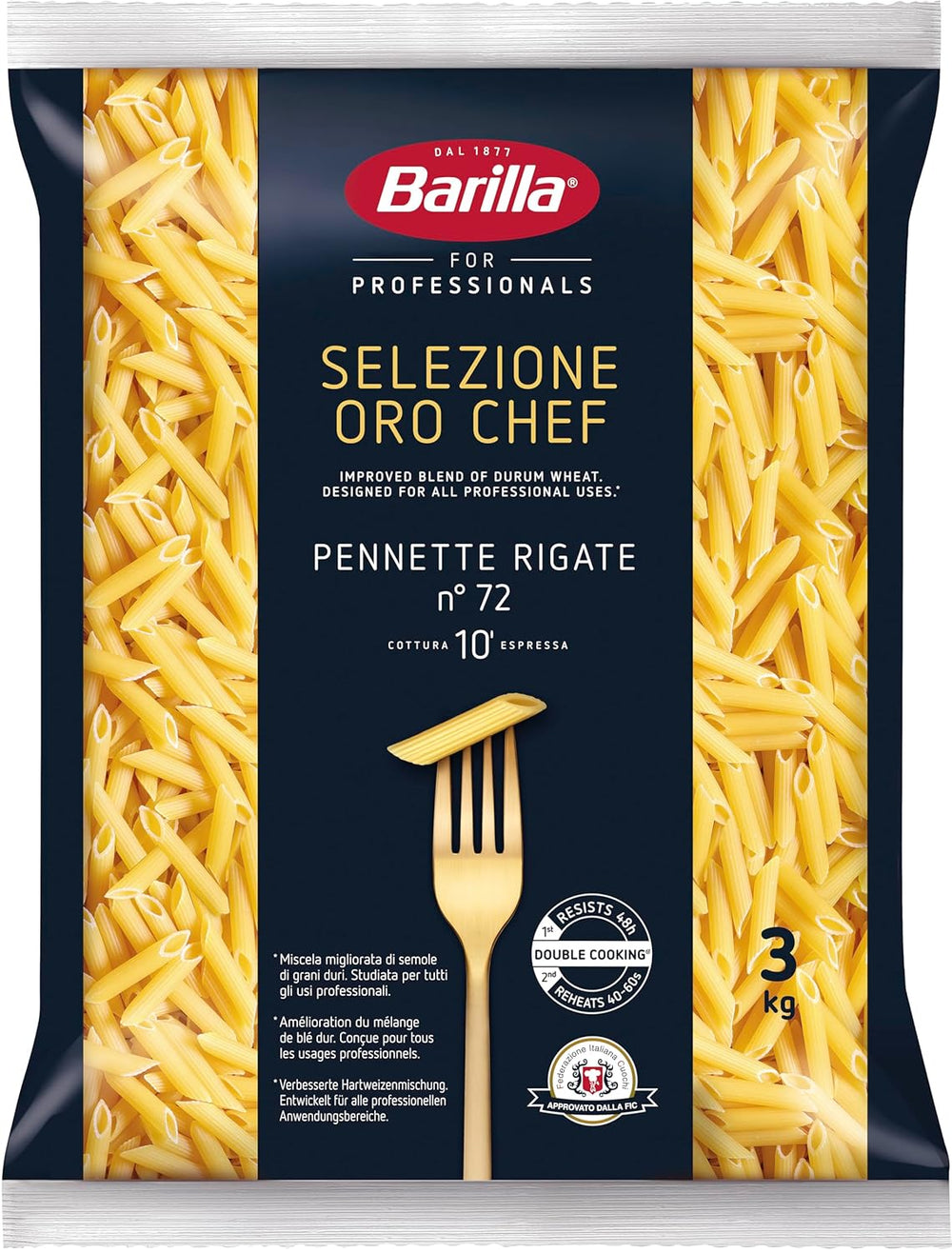 Barilla Selezione Oro Chef Spaghetti n. 5, paquete de 4 (4 x 3 kg)
