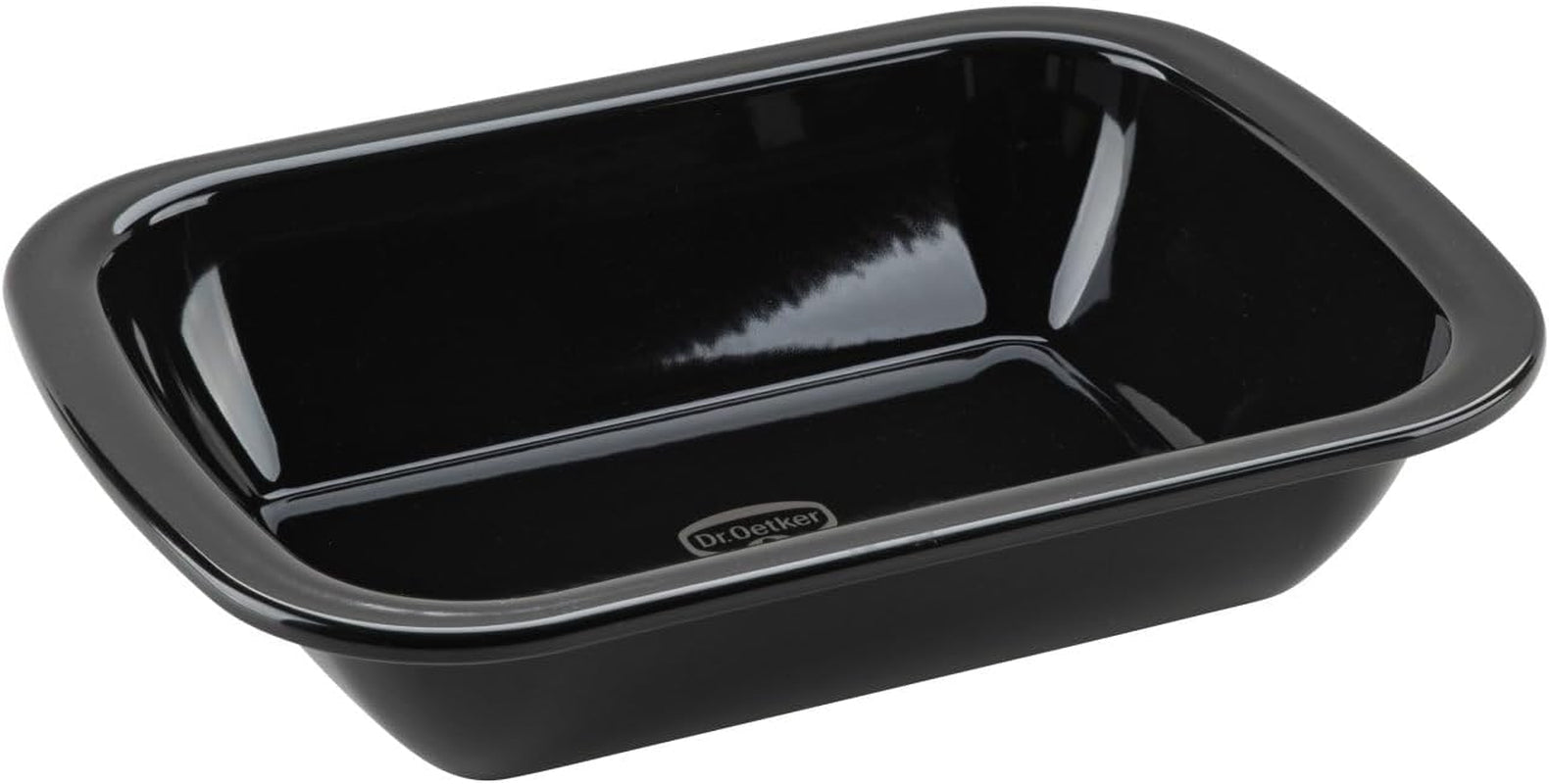 Dr. Oetker Back-Idee Kreativ Dessert- Und Auflaufform Aus Emaille, 39,5 X 28 X 6,5 Cm– Hitzebeständig Bis 400°C, Schnittfest, Kratzfest, Induktionsgeeignet, Schwarz Moldes y bandejas para hornear Naty Shop 28 X 21 cm