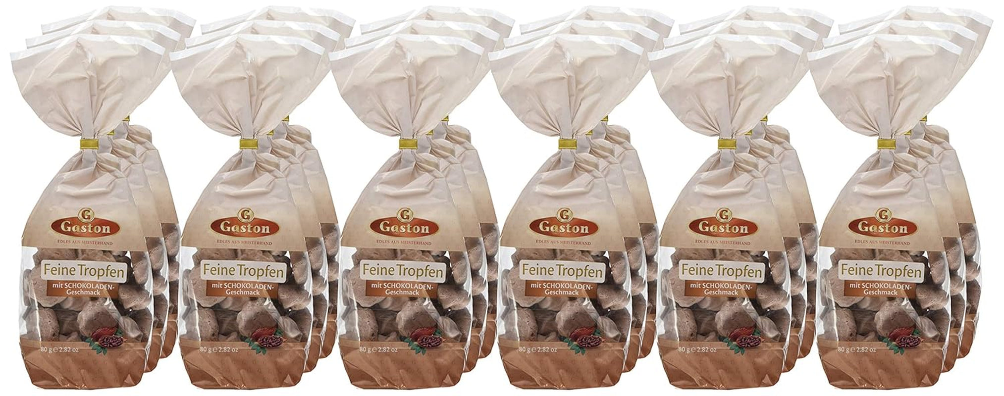 Gotas Finas con Sabor a Chocolate Paquete de 18 (18 x 80 g)