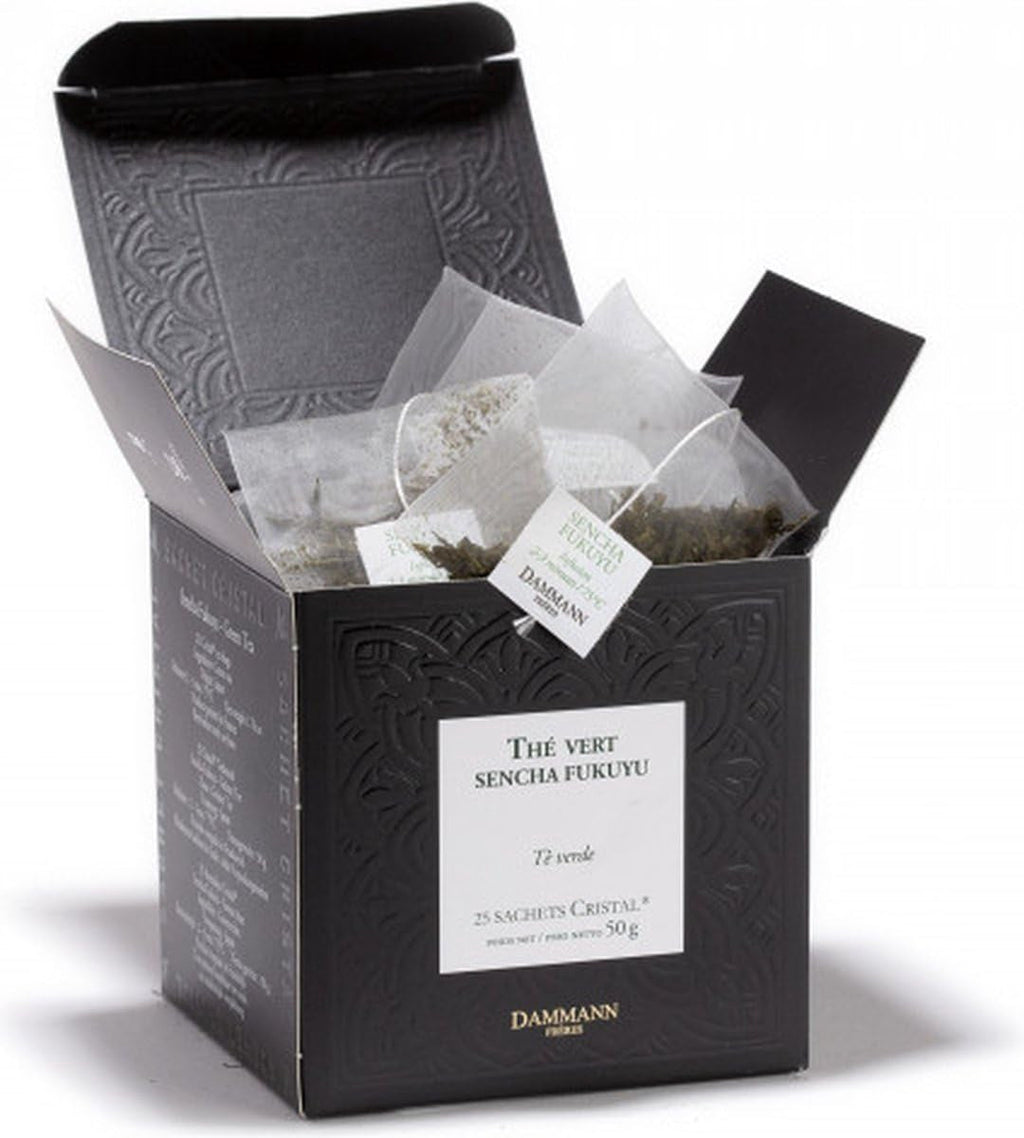 Ceai verde Dammann Sencha Fukuyu 25 pliculețe cristaline